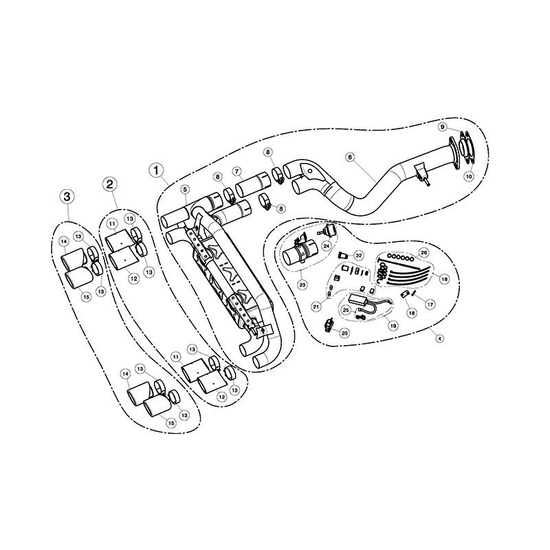 Akrapovic Exhaust Slip-On M-BM/T/4H BMW 1M Coupe E82
