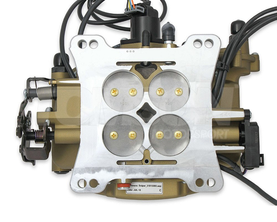 Holley 550-516 Sniper EFI universal self tuning fuel injection kit without fuel pump (gold)