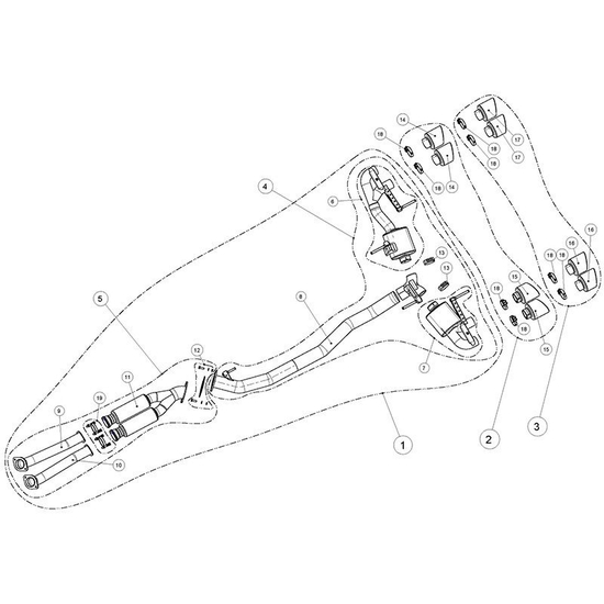 Akrapovic Evolution ME-NI/T/1 cat back exhaust system Nissan GTR R35