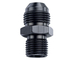 Fragola 460812-BL M12x1.5 to AN-8 metric aluminum adapter (black)