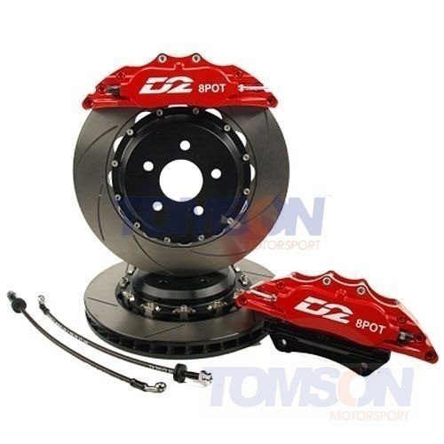 D2 Racing Street big brake kit 356 mm 6-pot Audi TT 2WD 2006- (rear)