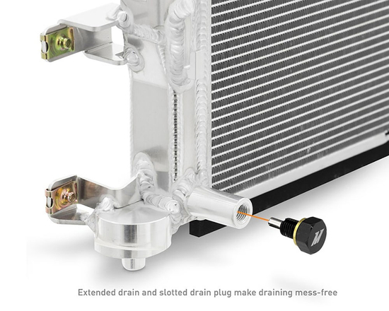 Mishimoto MMRAD-GRC-23 aluminum racing radiator Toyota GR Yaris (Gen 1, Gen 2) (GXPA16), GR Corolla (GZEA14) 1.6 G16E-GTS