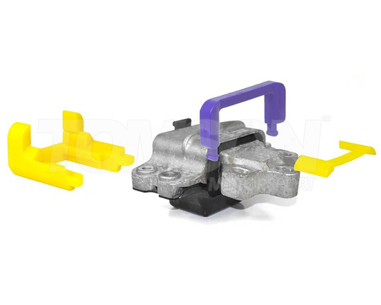 Powerflex PFF85-530BLK Black Edition transmission mount insert Audi A3/S3 (8P), TT (8J), VW Golf VI / VI R (5K), Golf V / V GTi / V R32 (1K), Jetta V (1K), Passat Typ 3C (B6, B7), Touran, EOS, Skoda Superb