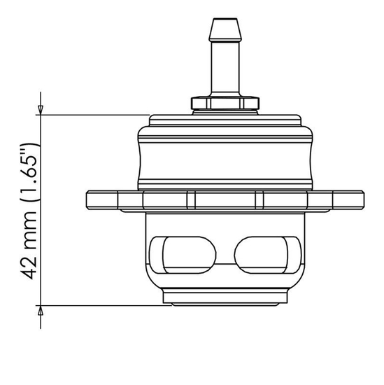 Turbosmart TS-0203-1261 DV Kompact Shortie Plumb Back Ford Focus Mk1 RS, Mk2 ST/RS, Mk3 ST, Porsche 911 Turbo/GT2 (997), Volvo C30, C70, S40, S60, V50, V70 T5 (black)