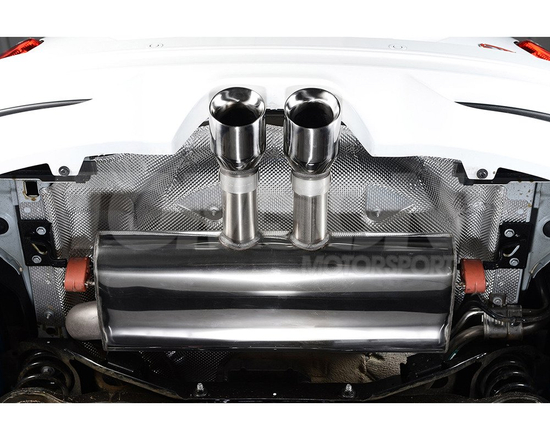 Milltek Sport SSXFD115 resonated cat back exhaust Ford Focus ST Mk3 2.0 EcoBoost (cerakote tips)