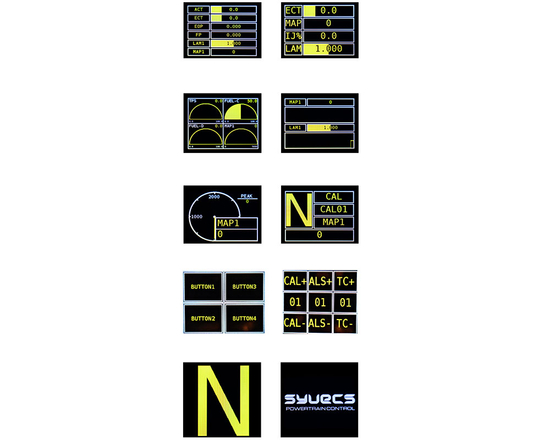 Dotykowy wyświetlacz Syvecs TinyDash 2.4" V2