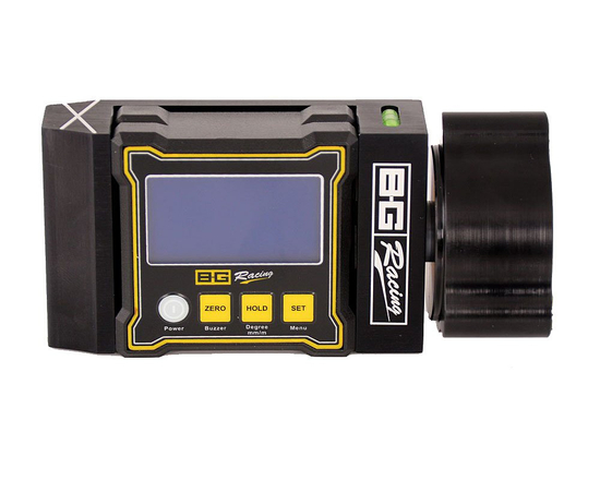 BG Racing Digital Camber Castor Gauge with magnetic adaptor