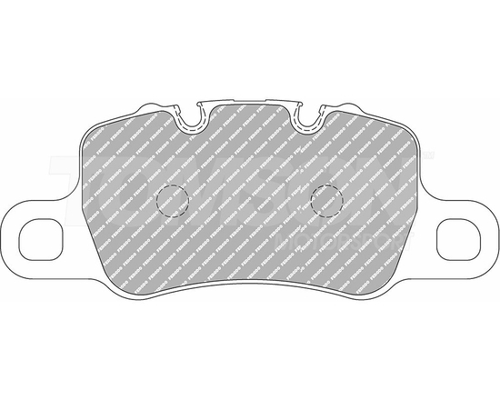 Ferodo FCP4665H DS2500 brake pads Porsche 911 (991) Turbo/Turbo S, GT3 3.8, 911 (991.2) GT3/GT3 RS 4.0, Cayman (981) GT4 3.8 (rear)