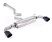 Milltek Sport SSXTY206 non resonated cat back exhaust Toyota GR Yaris (Gen 2) (GXPA16) 1.6 G16E-GTS (cerakote tips)
