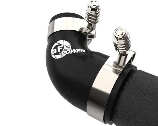 Orurowanie intercoolera AFE Power 46-20508-B BladeRunner 2.5" do 2.75" (Aluminum Hot Charge Pipe) strona gorąca Kia Stinger GT 3.3 V6 (Lambda II RS T-GDi, G6DP) (czarne)