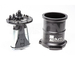 Zewnętrzny kolektor paliwa Radium Engineering 20-0443-00 MPFST Multi-Pump Fuel Surge Tank na 1 lub 2 bezszczotkowe pompy Ti Automotive (Walbro) E5LM E85 (bez pomp)
