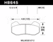 Hawk Performance HB645G.490 DTC-60 brake pads for Wilwood calipers (6712)