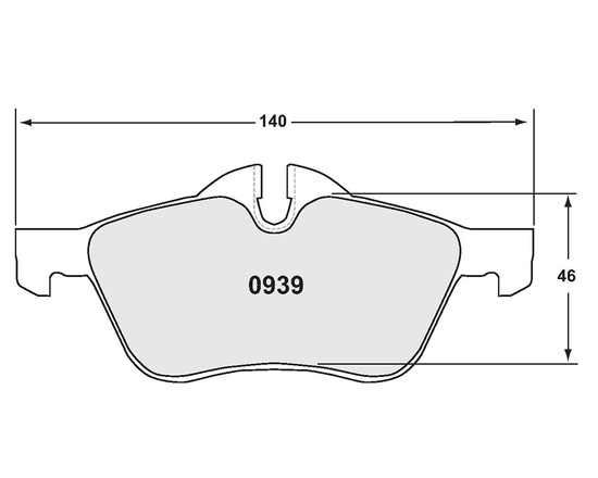 Performance Friction 0939.97.18.44 brake pads 097 compound (08 compound family) Mini Cooper S (R52, R53) (front)