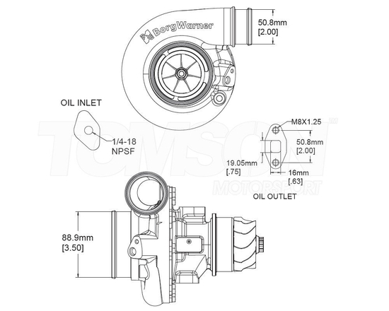 Turbosprężarka (super core) Borg Warner AirWerks S200SX-E 12769095003