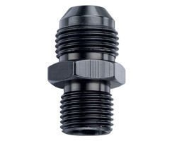 Nypel złączka Fragola 460812-BL AN-8 do M12 x 1.5mm aluminiowa (czarna)