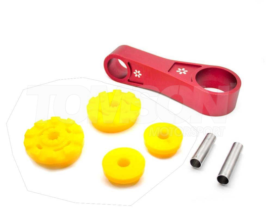 Airtec Motorsport ATMSFK801 alloy gearbox torque mount Honda Civic Type R 2.0 Turbo (FK8) K20C1 (yellow bush)