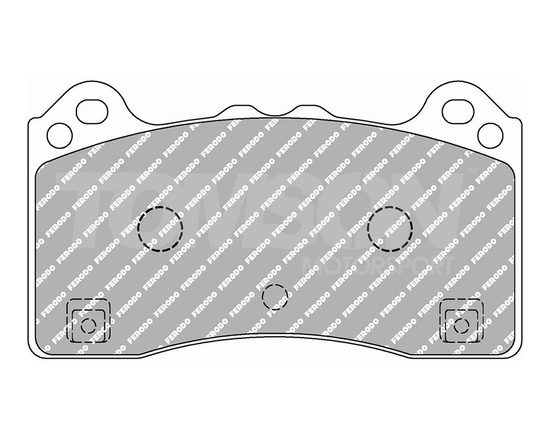 Ferodo FCP4830H DS2500 brake pads Ford Focus RS Mk3 2.3 EcoBoost (front)