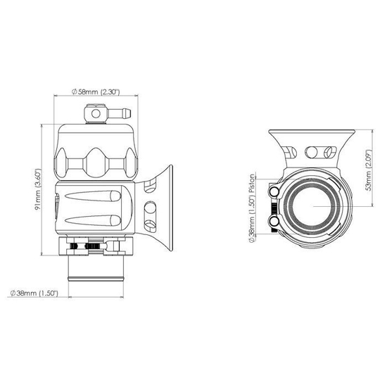 Turbosmart BOV Supersonic Uni Black
