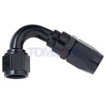 Fragola 231208-BL 2000 series 120 deg Female Hose End Fitting AN-8 black