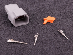 MaxxECU 1908 Connector 3-way pin housing DTM04-3P