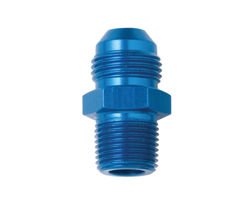 Nypel złączka Fragola 481603 AN-3 do 1/8" NPT aluminiowa (niebieska)