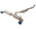 XFORCE ETTY21BCS titanium cat back exhaust Toyota GR Yaris (Gen 1) (GXPA16) 1.6 G16E-GTS (burned tips)