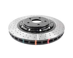 DBA DBA53922BLKXD 5000 T3 Slot 2-Piece brake rotor Toyota GR Yaris (Gen 1, Gen 2) (GXPA16), GR Corolla (GZEA14) 1.6 G16E-GTS 356 mm (front)