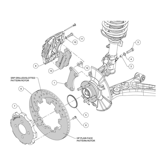 Wilwood 140-11899 Dynapro 6 Big Brake Kit Ford Fiesta, Fiesta ST 310 mm (front)