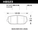 Klocki hamulcowe Hawk Performance HB523W.539 DTC-30 Mazda MX-5 NC/ND (tył)