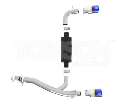 Układ wydechowy axle back aFe Power 49-33104-L Ford Focus RS Mk3 2.3 EcoBoost