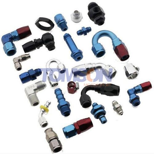 Złączka pod zegar Fragola 495001 AN-6 do AN-6 z wejściem 1/8" NPT aluminiowa