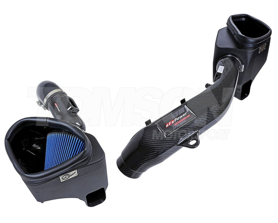 aFe Power 57-10006R Track Series Carbon Fiber Pro 5R cold air intake system BMW M2 Competition (F87), M3 (F80), M4 (F82, F83) 3.0 S55B30