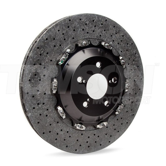 Zestaw ceramicznych tarcz hamulcowych Brembo z klockami i adapterami Nissan GT-R R35