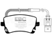 EBC DP31470C Red Stuff brake pads Audi A6, A8, RS4, RS6 2004 (rear)