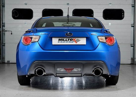 Milltek Sport SSXSB036 cat back exhaust Subaru BRZ, Toyota GT86