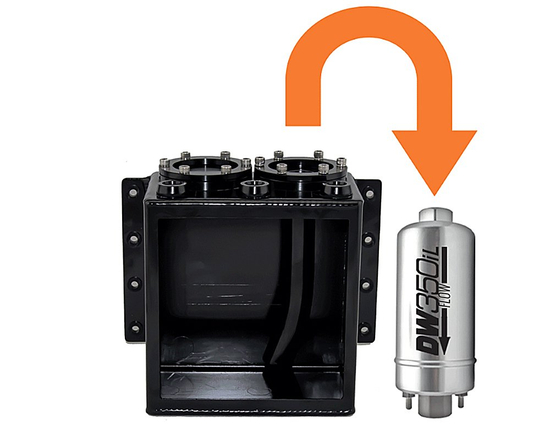 Detschwerks 6-000-35ST DW35L 3.5L Modular Surge Tank with space for two DW350iL pumps (without pumps)
