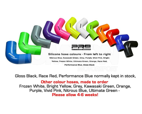 Airtec Motorsport PH/COLFO17-BK silicone radiator hose (coolant) kit Ford Focus RS Mk1 2.0T 16v Duratec (black)