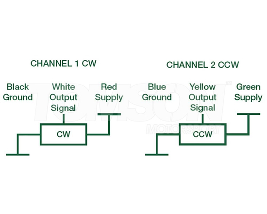 Variohm XPD 32 mm DBW (Drive By Wire) 180° throttle position sensor for Tilton 72-603, 72-615, 72-616, 72-618, 72-803, 72-903 pedalboxes