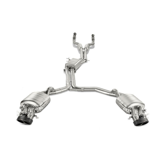 Układ wydechowy cat back Akrapovic Evolution S-AU/TI/4H Audi RS7