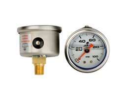 Zegar regulatora ciśnienia paliwa EFI Aeromotive 15633 zakres 0-100 psi
