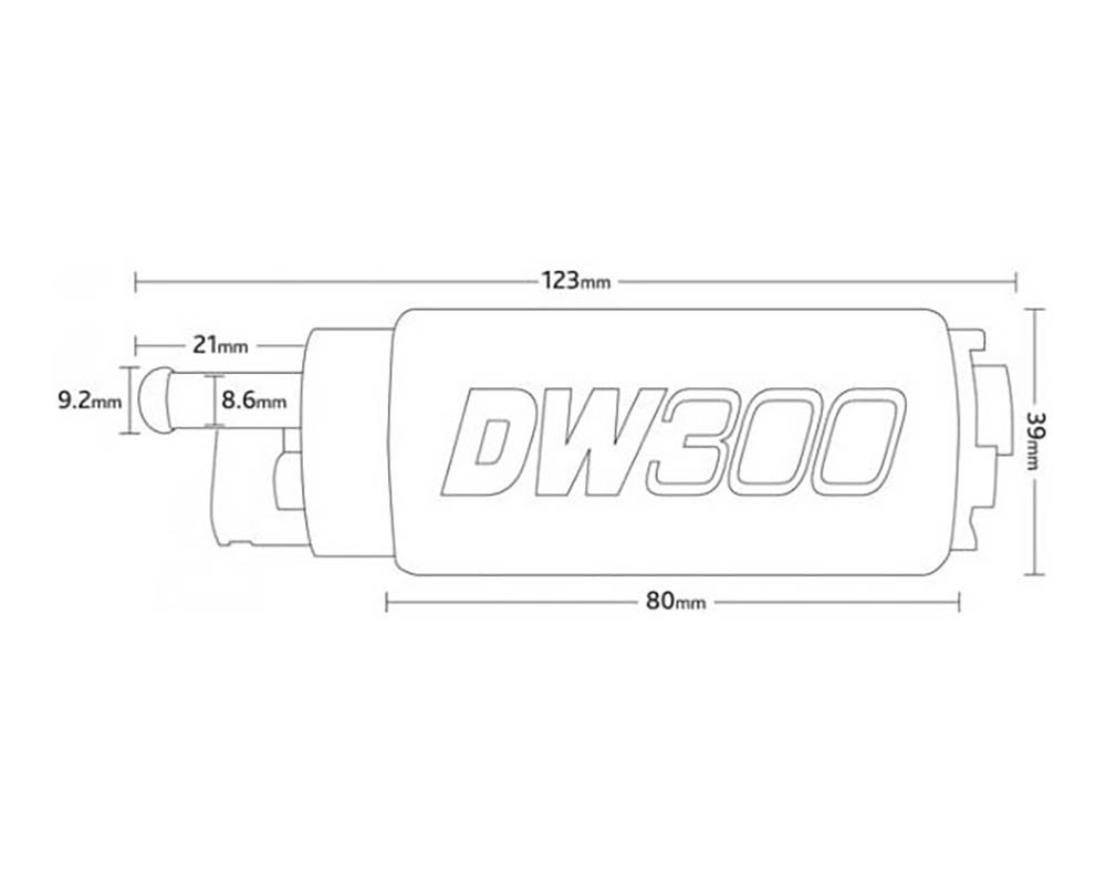 Pompa paliwa Deatschwerks 93091008 DW300c (340LPH